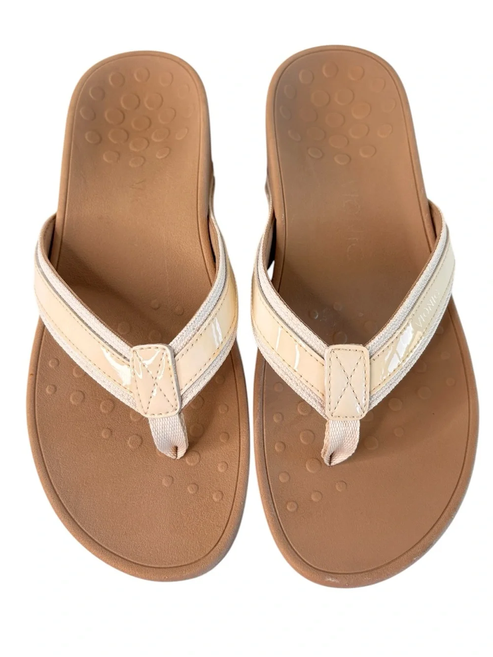 Vionic High Tide Platform Sandals Sz 9 Thong Flip Flop Orthotic Comfort Footbed